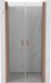 Mexen Mist porte de douche pivotante 70 cm, transparent, cuivre brossé