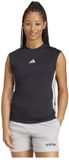 Adidas Essentials 3 Stripes Cotton Lifestyle Tank Top Zwart 2XL Vrouw