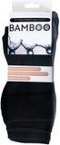 Naproz Bamboo Sportsokken Zwart Maat 39-42