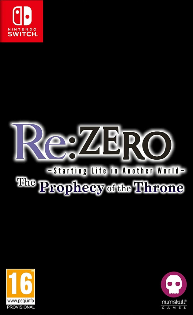 Spike Chunsoft Re:ZERO The Phrophecy of the Throne Nintendo Switch