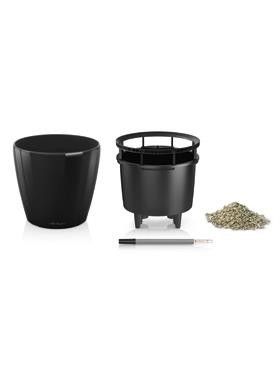 Lechuza Classico LS 21 All Inclusive Zwart - Pot - 4008789160294