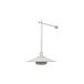 Fatboy Chap-O lampe d'extérieur sans fil rechargeable, métal revêtu, gris