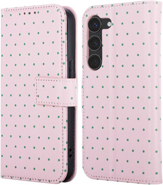 imoshion Design Bookcase voor de Samsung Galaxy S23 - Happy Dots