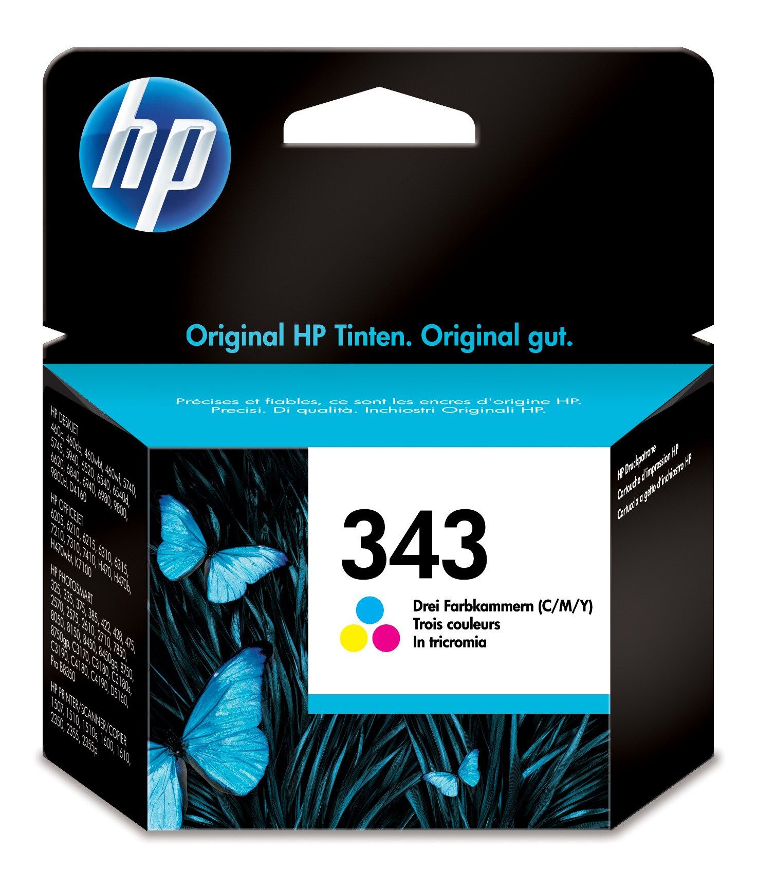 HP 343 Original Ink Cartridge - Tri-Color