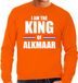 Bellatio Decorations Shoppartners Bv Koningsdag sweater I am the King of Alkmaar - heren - Kingsday Alkmaar outfit / kleding / trui XL