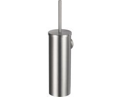 Haceka Kosmos Toiletborstelset - Wandmodel - Mat RVS