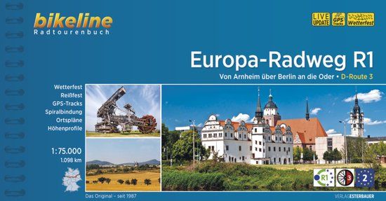 Europa-Radweg Bikeline Radtourenbücher Europa-Radweg R1: Von Arnheim über Berlin an die Oder