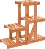 vidaXL Plantenstandaard 58x25x51 cm massief vurenhout