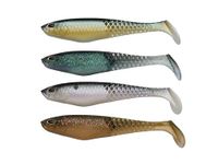 Berkley PowerBait® Cullshad Softbait | Levensecht kunstaas | Veelzijdig roofvis aas voor snoek, snoekbaars, forel en baars | 15 cm | 27,5 g | Mixpack Clearwater