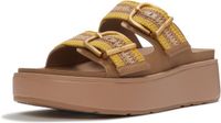 FitFlop Gen-FF Max Buckle Stripe-Webbing Two-Bar Slides BRUN - Taille 38