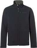 VAUDE Men's Cyclone Jacket VI, Jas, outdoorjas, softshell jas, winddicht, Heren, Outdoorjas, black/khaki, 3XL