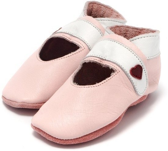 Baby Dutch babyslofjes open roze