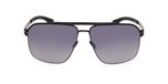 Ic!berlin Mb 14 Im0001 Lunettes de soleil homme noir pilote gris 16mm