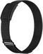 Strap-it Nylon bovenarmband geschikt voor Amazfit Helio - Comfortabele bicep band (Zwart)