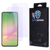 BlueDefend Protection d'écran Samsung Galaxy A57 en verre trempé Anti-lumière bleue - 2 Pcs.