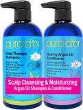PURA D'OR Scalp Therapy Shampoo & Conditioner Set