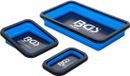 BGS Magnetische legschalenset - silicone - vouwbaar - 3 delig