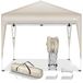 Pavillon de jardin - 3 x 3 m - Imperméable - UV 50+ - Couleur crème