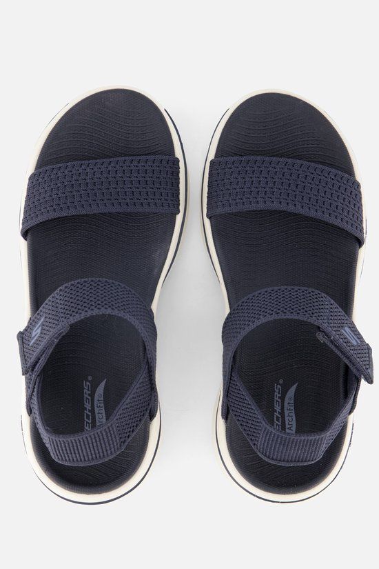 Skechers Go Walk Arch Fit 2.0 Zandal - Dames Sandalen - Navy - Maat 40