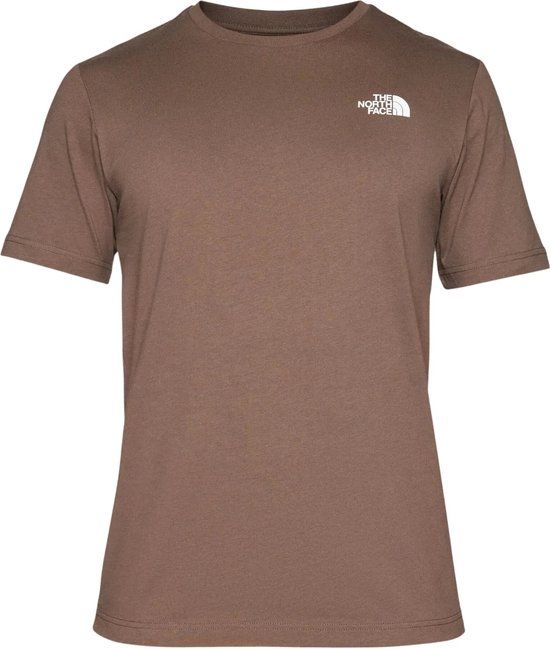 The North Face S/S Redbox T-shirt heren bruin - Maat L