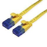 Value UTP patchkabel, Cat.6A (Class EA), extra plat, geel, 5 m