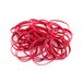 D.RECT - Rubberen band | zak van 1 kg | rubberen ring | afmetingen: 1,5 x 3 mm 1/2 omtrek 80 mm | perfect voor huishouden en kantoor | herbruikbaar | zeer duurzaam | rood