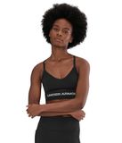 Under Armour Vanish Seamless Low BH - Zwart//Staal - MD