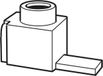 ABB 2CDL200011R2515 AST25/15S aansluitklem 6-25mm2, pin 15x4mm, aansluiting recht Connection terminal 1 stuk(s)
