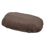 JACK AND VANILLA Ovaal kussen voor honden en katten, 95 x 62 x 30 cm, grijs