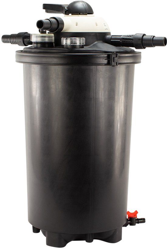 Velda Clear Control 75 + UV-C drukfilter met 7-standenkraan + UV-C Unit 36 W