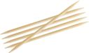 KnitPro breinaald, bamboe, naturel 15 x 0,38 x 0,38 cm, 5-eenheden
