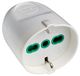 FANTON 81050 tweefase stopcontact Italiaans/Duits 2P+T 16A demonteerbaar
