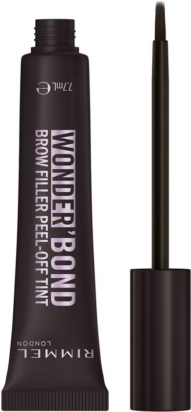 Rimmel London Rimmel Wonder'Bond Brow Filler Peel-Off Tint, 004 Black Brown
