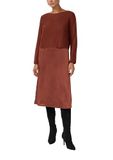 s.Oliver Schwarz LABEL 2173598 Damesjurk met satijnen rok