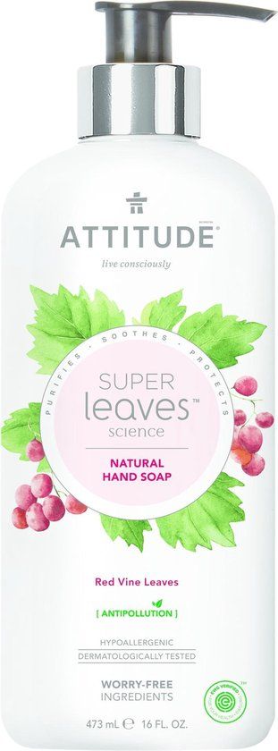 Attitude Natuurlijke Handzeep - Red Vine Leaves