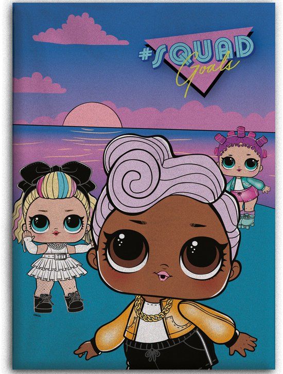 L.O.L. Surprise! Fleeceplaid - Squad - 100 x 140 cm - Multi