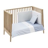 Cambrass Lit bébé Coton Bleu