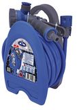 S & M 552267 – slangkit, accessoires en houder, 14 x 17 x 27,5 cm, blauw