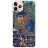 Apple iPhone 11 Mandalla bleu Verstevigd hoesje met sublimatie bedrukking