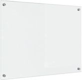 vidaXL Keukenachterwand Transparant 80 x 60 cm Gehard Glas