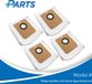 Plus.Parts Philips HomeRun 7000 Series Aqua XU7100/02 Stofzakken (4 Stuks, Plus.Parts® alternatief voor XV1472/00)