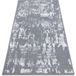 Rugsx Tapis ACRYL USKUP Beton 9486 gris 80x300 cm