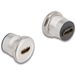 Delock HDMI built-in female 8K 60 Hz aluminium