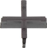 CONTA-CLIP KDS-Inlay 4 BK Kabeldoorvoering Polyamide 6.6 Zwart 5 stuk(s)