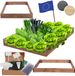 Modo24 ZP09 Carré Potager Surélevé En Escalier Modulable, Bois De Pin, Herbes/légumes, Jardin/terrasse/balcon, 9x60x100 Cm, Marron