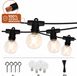 Latium G40 Lichtsnoer Buiten – IP65 – Prikkabel 12m – 100% Koperen Bedrading – 20 LED – Lichtslinger – Sfeerverlichting Buiten en Binnen – Warm Wit 2700K – 4 Extra LED’s
