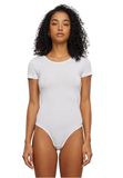 Urban Classics Organic Stretch Jersey 2-Pack Bodysuit Dames S Wit/Wit
