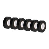 Amazon Basics Isolatietape, 1,9 cm x 18,3 m, zwart, 6 stuks