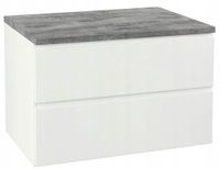Deftrans Modus - Badkamerkast - Wit - 80x50 cm - Hangend