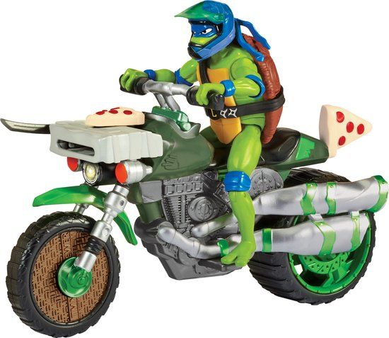 Teenage Mutant Ninja Turtles - Drive N Kick Cycle W/Figure